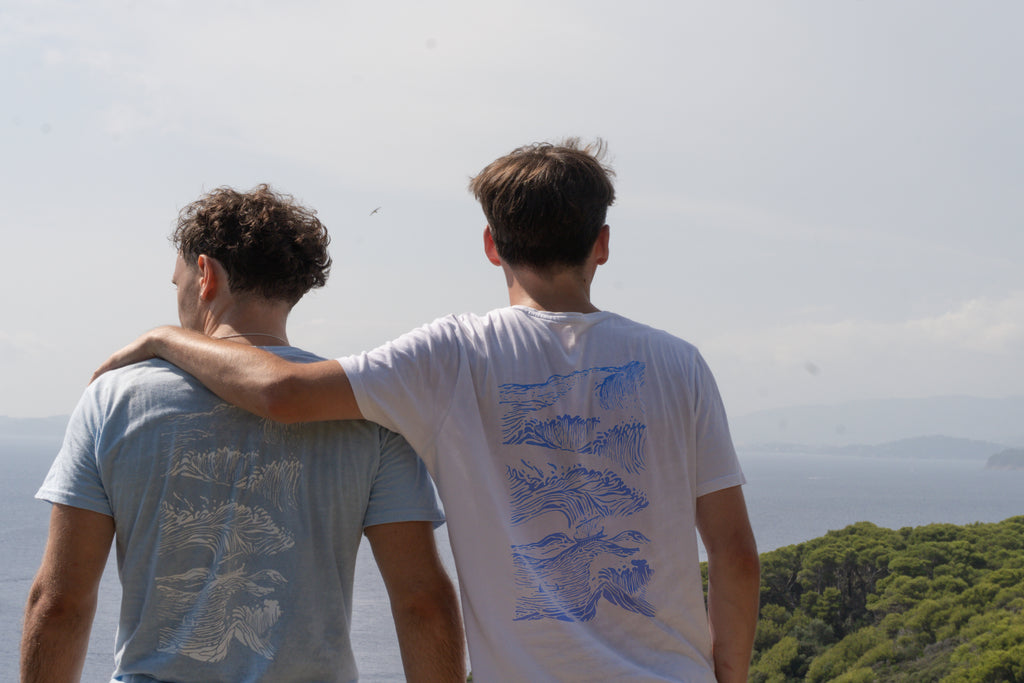 T-shirt Le radeau du kraken | Parallèle - sérigraphie à la main