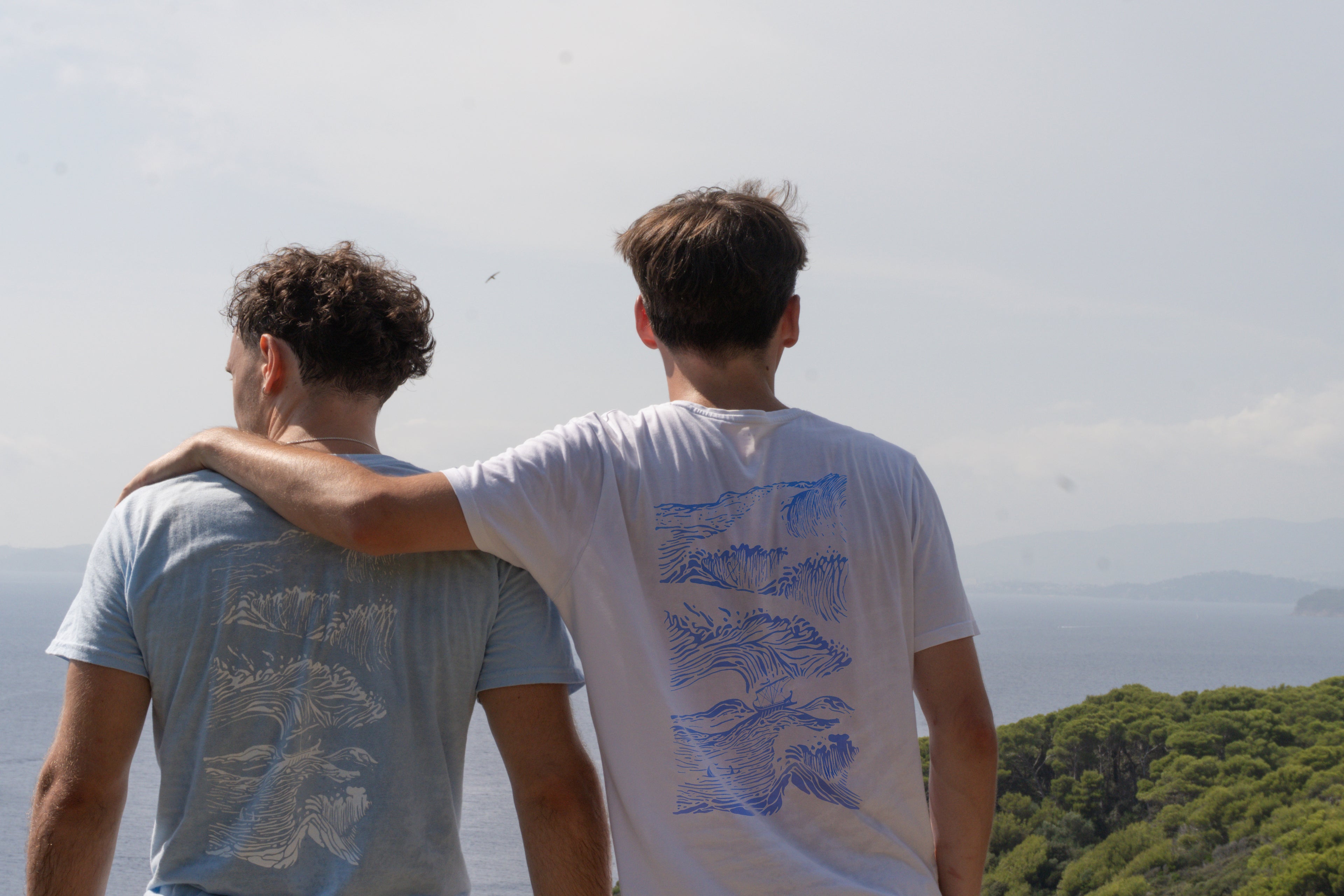 T-shirt Le radeau du kraken | Parallèle - sérigraphie à la main