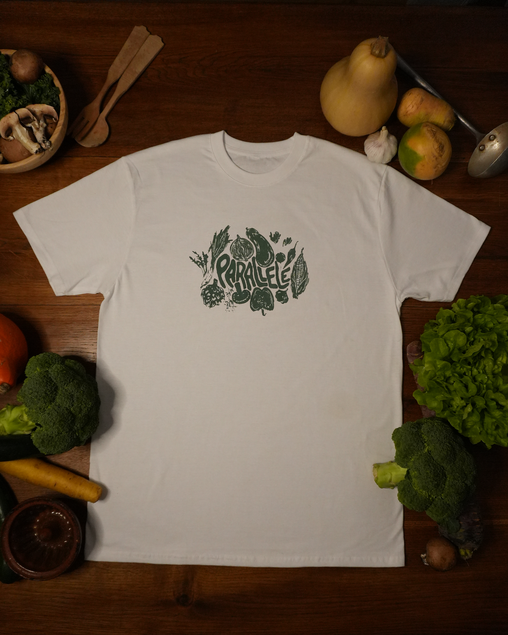 T-shirt La Recette | Parallèle - sérigraphie à la main
