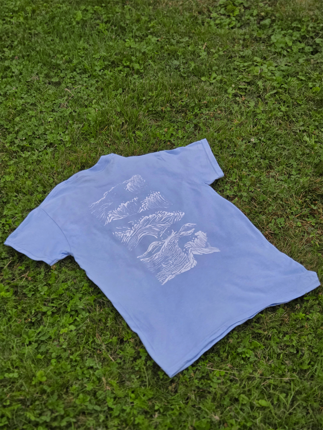 T-shirt Le radeau du kraken | Parallèle - sérigraphie à la main